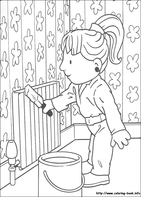 Bob the Builder coloring picture